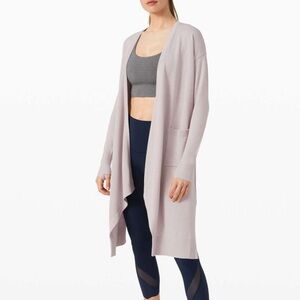 Lululemon Lunar Lengths Wrap Sweater
Iced Iris
Size 4